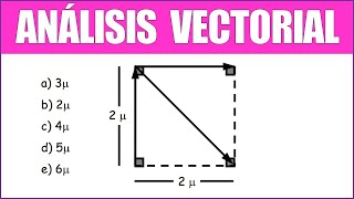 HALLAR el MÓDULO DEL VECTOR RESULTANTE  ANÁLISIS VECTORIAL [upl. by Enrobyalc813]