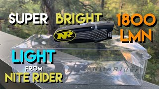 SUPER BRIGHT NEW LIGHT NiteRider Lumina Dual 1800 [upl. by Gereld]