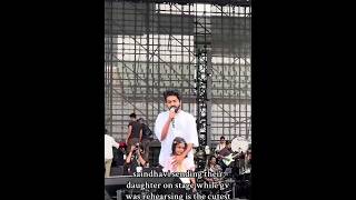 gv prakash with his daughter live concert malasiya trendingsongs love gvprakash [upl. by Auqenwahs995]