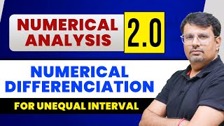 Numerical Analysis 20  Numerical Differentiation For Unequal Interval by GP Sir [upl. by Fishbein]