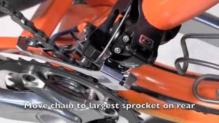 How to Build a Bike  Part 10 of 12 Front Derailleur Adjustment [upl. by Cook642]