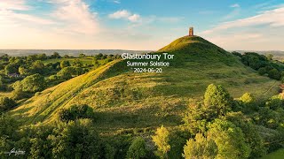 Glastonbury Tor  Summer Solstice  2024 06 20 Sunset [upl. by Aleen]