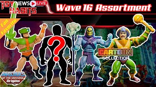 Masters of the Universe Origins Wave 16 Cartoon Collection and Fan Favorite Reissue Details [upl. by Stoneman960]