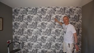 How to wallpaper a feature wall [upl. by Nithsa]