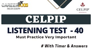 Celpip Listening Mock Test  Celpip Listening Test Practice With Answers [upl. by Iver744]