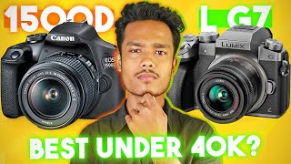 Canon 1500D vs Lumix G7 Detailed Comparison with Samples [upl. by Janeen]