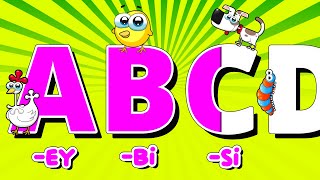 İngilizce Alfabe Şarkısı ABC Alphabet Song Alpi ve Arkadaşları Çocuk Şarkıları [upl. by Assert362]