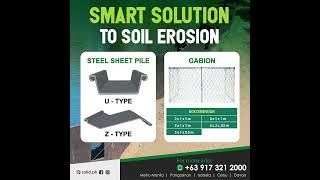 Quality Gabions and Sheet Piles  The smart solution to soil erosion [upl. by Chevalier230]