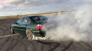 bmw e46 320i burnout ostrava [upl. by Monia]