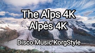 The Alps 4K  Scenic Film With Music KorgStyle  Alpės 4K – vaizdingas filmas su muzika KorgStyle [upl. by Romulus]