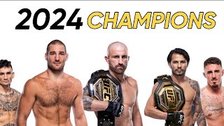 Predicting Every UFC Champion By The End Of 2024 [upl. by Yelbmik]