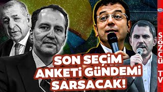 Seçim Anketinde Son Oy Oranları İmamoğlu  Kurum Yarışına Ümit Özdağ  Erbakan Etkisi [upl. by Yemar]