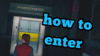 Control  How to Enter Parapsychology GAMEPLAY WALKTHROUGH [upl. by Dorreg]