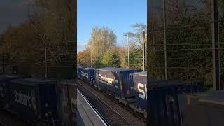 66710 comes past Cramlington station [upl. by Anitnamaid]