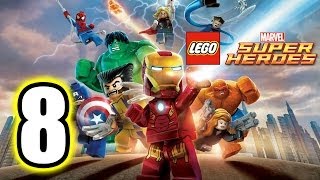 LEGO Marvel Super Heroes Walkthrough PART 8 PS3 Lets Play Gameplay TRUEHD QUALITY [upl. by Kcim]