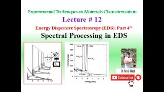 Spectral Processing in Energy Dispersive XRay Spectroscopy EDS [upl. by Nosiddam]