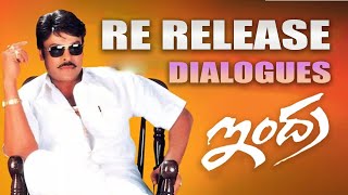 Megastar Indra Movie Rerelease Powerfull Dialogues at Theater  Indra Movie  Mythrimediatv [upl. by Atteuqnas]