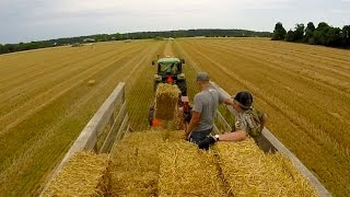 Time to make straw  Baling before the Storms 16 [upl. by Stephanie834]