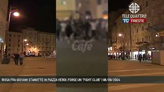 RISSA FRA GIOVANI STANOTTE IN PIAZZA VERDI FORSE UN “FIGHT CLUB”  08092024 [upl. by Thorny294]