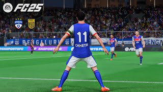 EA FC25  Bengaluru FC Vs Hyderabad FC  ISL Indian Super league [upl. by Sewole]