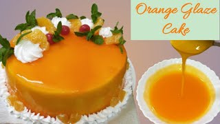 Orange Glaze Cake Fresh Orange cake Orange Gel Cake Bake Your Own Foods Orange Glaze Cake Recipe [upl. by Narda]