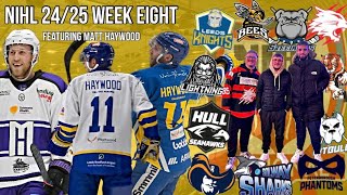 NIHL 2425 Week Eight🏒Featuring Matt Haywood⚔️Maccas Talk Hockey🎙️ [upl. by Naimed]