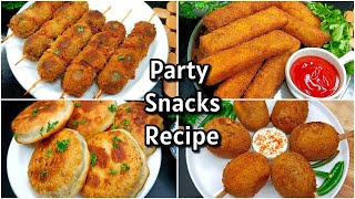 10 Minutes Potato and Bread Snacks  Party Snacks Recipes  New Recipe  Easy Snacks  Recipe [upl. by Llehsor845]