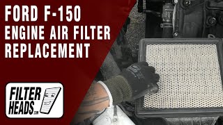 How to Replace Engine Air Filter 2023 Ford F150 V8 50L  TA35642 AF2883 [upl. by Netsirhk]