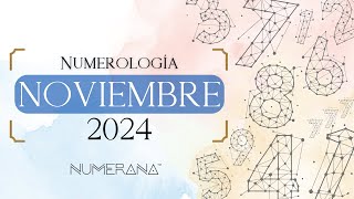 Numerología del mes de Noviembre 2024  Numerana [upl. by Woodward]