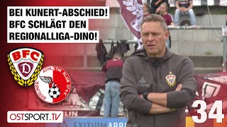 Bei KunertAbschied BFC schlägt RegionalligaDINO BFC Dynamo  Berliner AK  Regionalliga Nordost [upl. by Warthman]