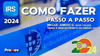 IRS 2024 Como preencher a declaração passo a passo  Como fazer o IRS 2024 [upl. by Arammahs]