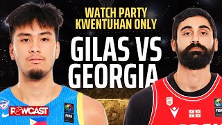 LIVE FIBA GILAS PILIPINAS VS GEORGIA LIVE COMMENTARY [upl. by Harrietta]