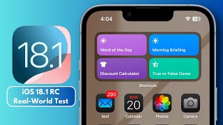 RealWorld Test of iOS 181 RC  Battery Life Test Day in the Life Review [upl. by Margarethe]