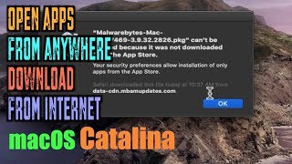 FIX Cant open apps from unidentified developer on macOS Catalina [upl. by Nirrek243]