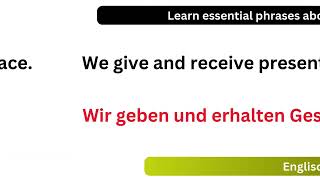 Lerne Essenzielle Weihnachtsphrasen auf Englisch  Englisch für Deutschsprachige [upl. by Yral474]