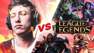 SARDOCHE EN 1 VS 9 League Of Legends [upl. by Ayrotal]