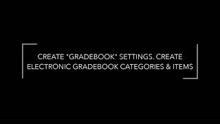 D2L Brightspace Tutorial How to Change Gradebook Settings [upl. by Anom]