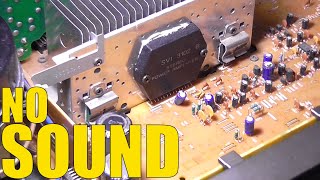 Technics SAR177 Stereo Receiver No Sound [upl. by Enohpets]