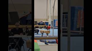 Level 6 mock meet— pommel gymnast level6 pommel youtubeshorts 8yearoldkid [upl. by Annuahs]