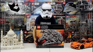 LEGO STAR WARS 75192 Millennium Falcon  Speed Build for Collecrors  Exclusive Unboxing [upl. by Trent]