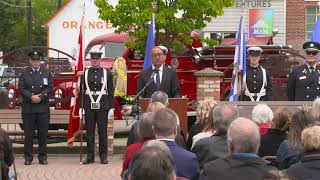 2024 Fallen Firefighter Memorial Ceremony  IAFF 209 Edmonton Alberta [upl. by Andris]