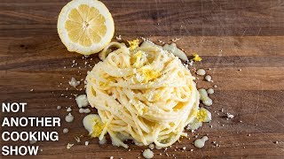 PASTA AL LIMONE pasta with lemon and butter [upl. by Atneuqal]