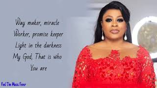 SINACH  Way Maker Lyric Video [upl. by Ecirual22]