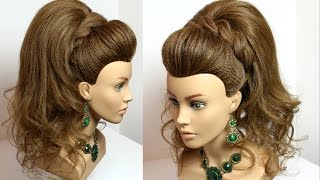 Bridal hairstyle for long hair tutorial [upl. by Neetsyrk]