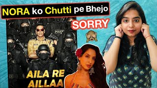 Aila Re Aillaa Sooryavanshi Song REACTION  Deeksha Sharma [upl. by Teplitz94]