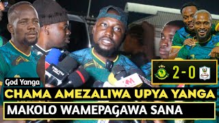 GOD YANGA APAGAWA NA USHINDI WA YANGA KWA JKTMAKOLO WAMEPAGAWACHAMA KAZALIWA UPYA [upl. by Karlotte]