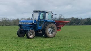 Spreading fertiliser 2023 Leyland 272 Straight Pipe Pure Sound [upl. by Leitman]