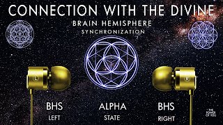 Connection With The Divine  8hr Brain Hemisphere Synchronization BHS [upl. by Aiuqet]