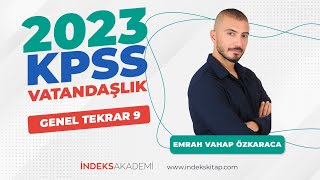 KPSS  Vatandaşlık Genel Tekrar 9  Emrah Vahap Özkaraca [upl. by Ellekram529]