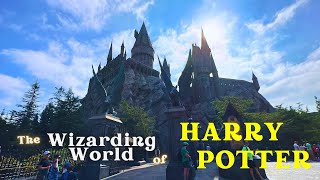 Wizarding World of Harry Potter at Universal Studios  Walk Tour  Hollywood [upl. by Reinaldos]